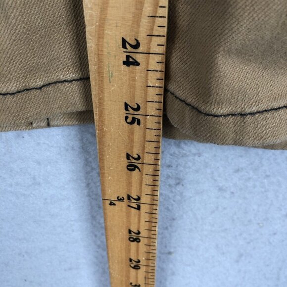 Ralph Lauren Jeans Co Denim Skirt Women 6 Brown Pencil Leather Buckle Western - Picture 5 of 16